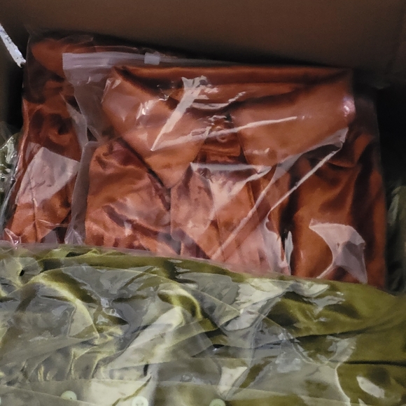 Ruched Long Sleeve Mini Shirt Dress - Picture 13 of 14